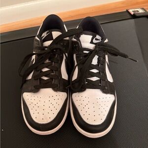 Nike black and white dunks